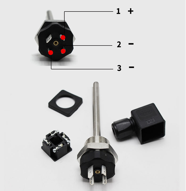 Hesmann temperature sensor pt100 thread insertion type(图3)