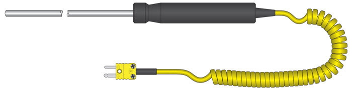 Handheld thermocouple probe - selection of multiple types of thermocouple probes(图1)